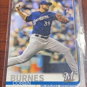 2019 Topps Corbin Burnes Rookie card